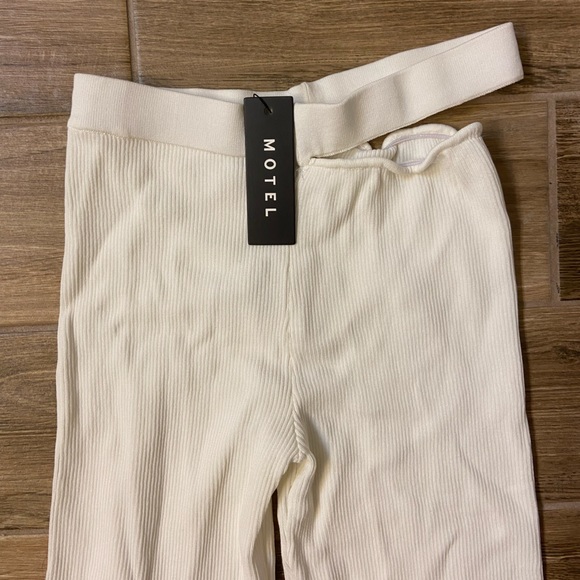 NWT Motel Rocks White Kharisma Trousers - Picture 7 of 7